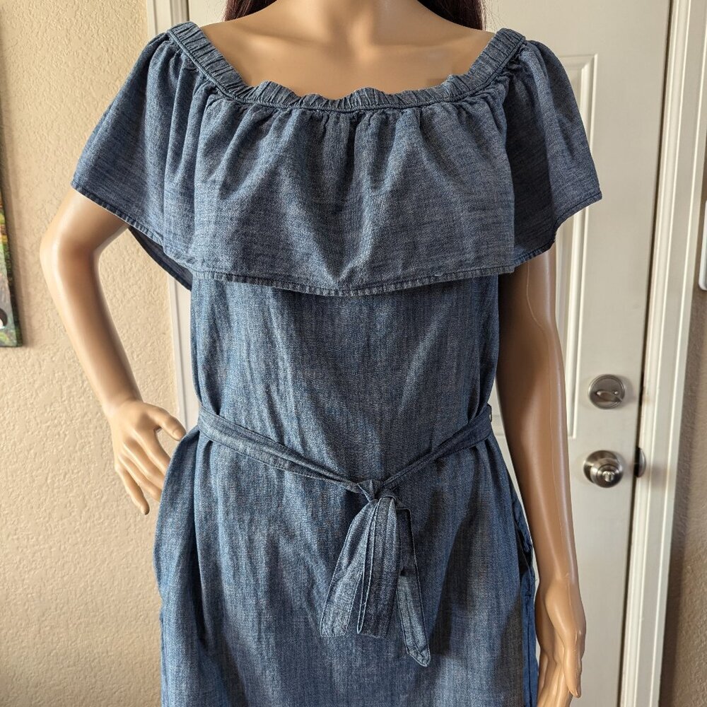 Abercrombie & Fitch Dress Size L Tall - Picture 2 of 7